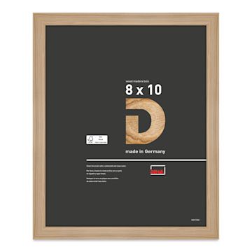 Open in modal - Deha Design Fontana Wood Frame - with Easel Back, Natural Oak, 8" x 10"