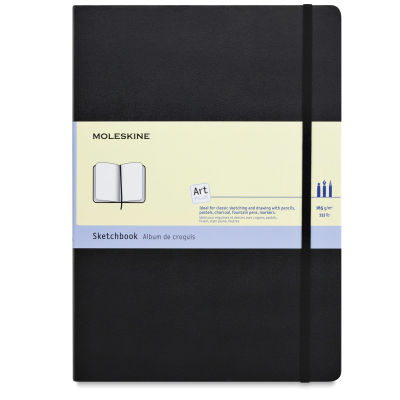 Moleskine Art Collection Sketchbook - Black, A4 (front)