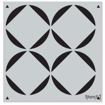 Stencil1 Stencil - Square Petals, 11" x 11"
