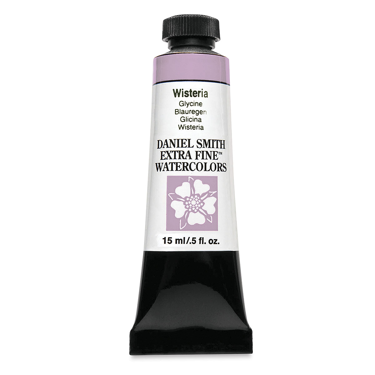 Daniel Smith Mezzo Godet Watercolor Paint - Wisteria Color, Half Pan - View #7