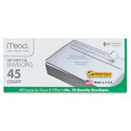Mead #10 Press-It Seal-It Security Envelopes