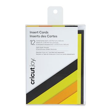 Open in modal - Cricut Joy Cards, Inserts, and Envelopes - Night Bright, Package of 12 (In packaging)