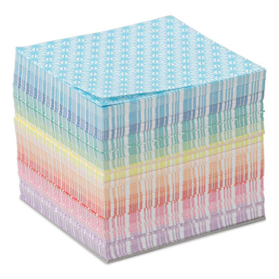 Aitoh Chiyogami Star Pattern Thousand Cranes Origami Kit (out of packaging)