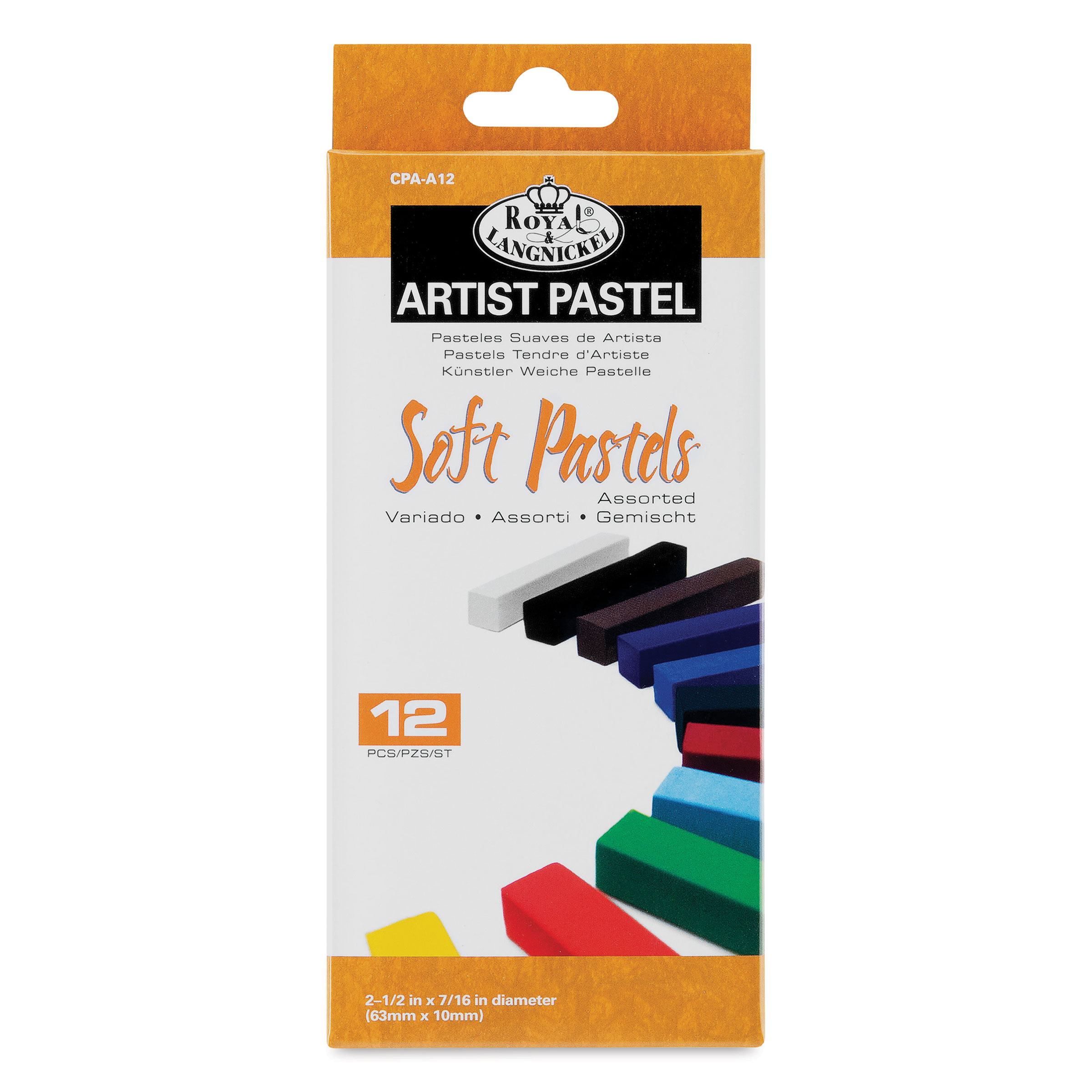Royal & Langnickel - Set de Pinceles Black Taklon (4) - Redondo