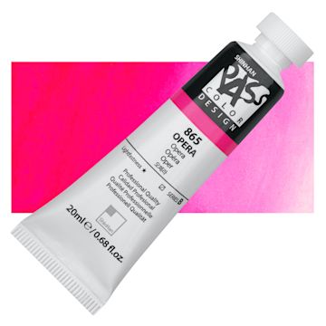 Open in modal - ShinHan Pass Colors Opaque Watercolor Tube - Opera, 20 ml tube and swatch