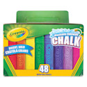 Crayola Washable Sidewalk Chalk - Assorted Colors, Set of 48