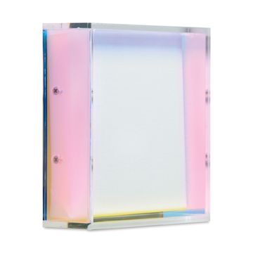 Open in modal - Wexel Art Rainbow Side Acrylic Shadowbox - 6" x 6" (Angled to the right)