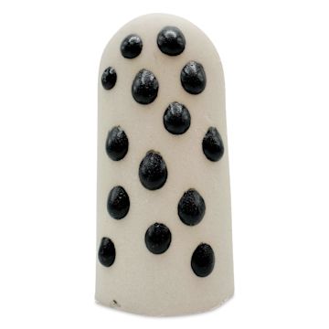 Open in modal - Ritual Glaze Melt Gloop Glaze - Black - finished example, dotted