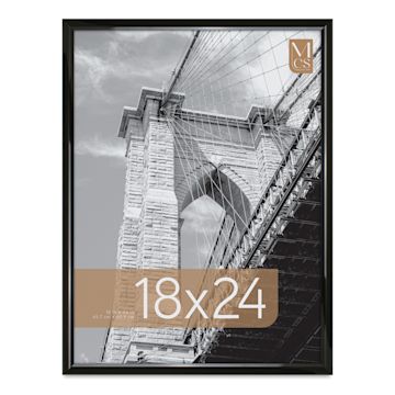 Open in modal - MCS Trendsetter Acrylic Poster Frame - 18" x 24" x 1/4", Black