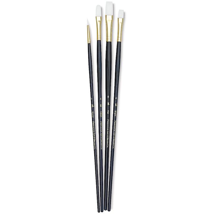 Princeton Real Value Series 9100 Synthetic White Taklon Brush Sets ...