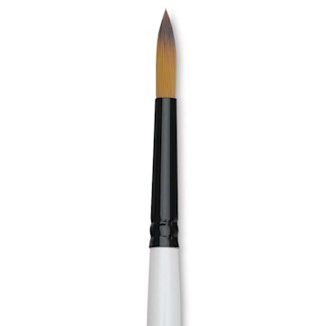 Open in modal - Robert Simmons Simply Simmons Synthetic Brush - Round, Short Handle, Size 8 close up