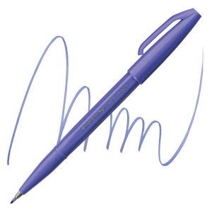 Pentel Arts Brush Tip Sign Pen - Blue Violet