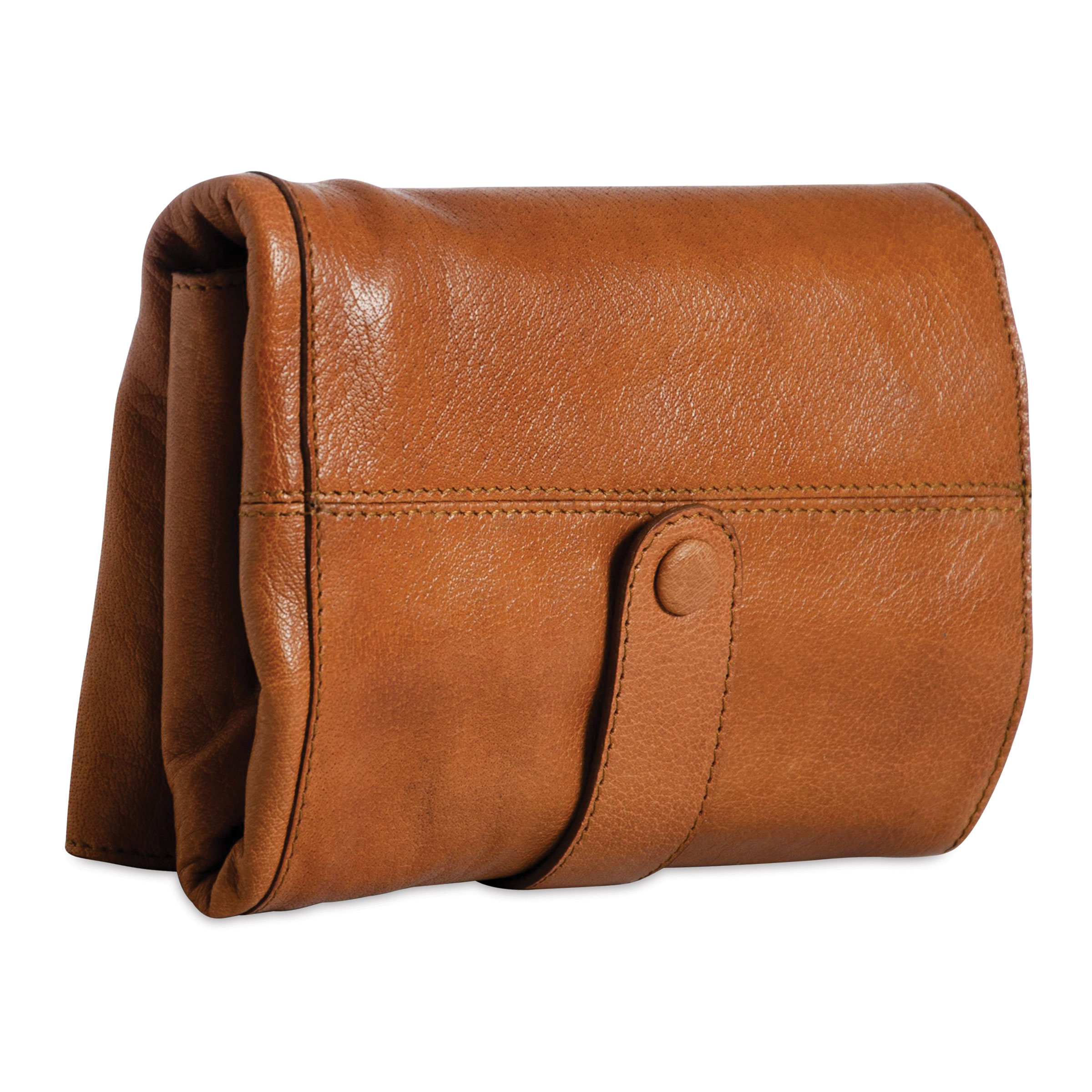 Muud Stockholm Leather Knitting Needle Case - Brown | BLICK Art