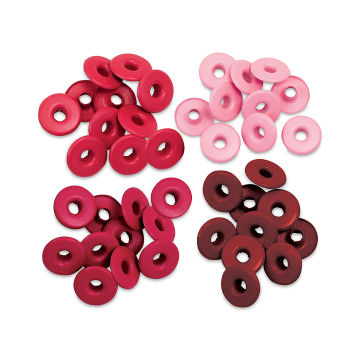 We R Memory Keepers Eyelets - Red Assortment, Wide, Pkg of 60
