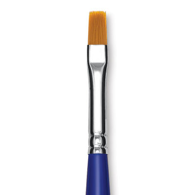 Blick Scholastic Golden Taklon Brush - Bright, Long Handle, Size 8