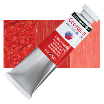 Georgian Water Mixable Oil - Cadmium Red Hue, 37 ml