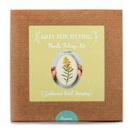 Grey Fox Felting Needle Felted Wall Hanging Kit