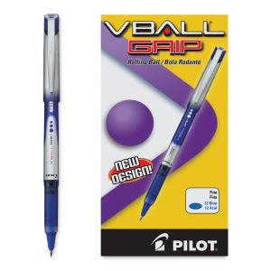 Pilot V-Ball Grip Roller Ball Pen - 0.7 mm , Blue