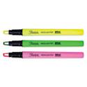 Sharpie Clear View Highlighters - Set of 3, Assorted Colors, Stick Style