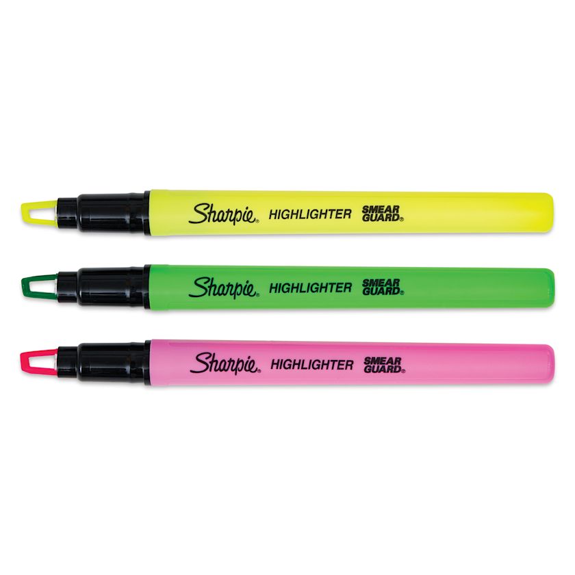 Sharpie Clear View Highlighters Sets BLICK Art Materials