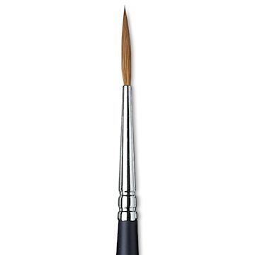 Open in modal - Winsor & Newton Artists' Kolinsky Sable Watercolor Brush - Rigger, Short Handle, Size 2