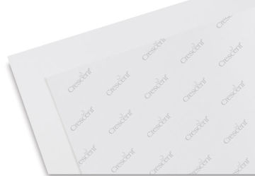 Crescent Illustration Board - 20 x 30, 24-Ply, White, Cold Press