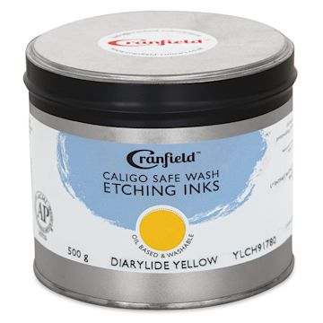 Open in modal - Cranfield Caligo Safe Wash Etching Ink - Diarylide Yellow, 500 g Can - front