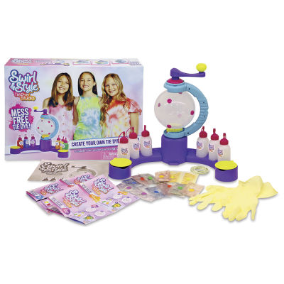 Swirl and Style Tie Dye Design Station Kit - Components of Kit