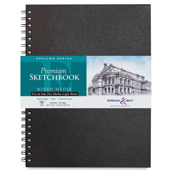 Stillman & Birn Epsilon Series Sketchbook - 12 x 9, Portrait, Wirebound,  50 Sheets, BLICK Art Materials