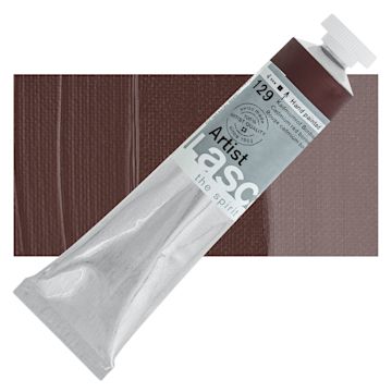 Open in modal - Lascaux Artist Acrylic - Cadmium Red Bordeaux, 45 ml tube and swatch
