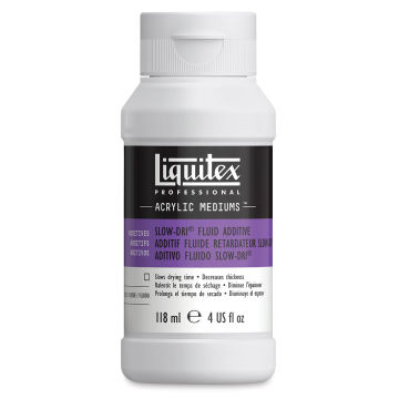 Liquitex Slow-Dri Fluid Additive - Front of 4 oz bottle