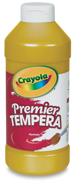 Crayola Premier Tempera - Gold, 16 oz bottle