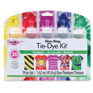 Tulip One-Step Tie-Dye Kit - Rainbow, Set of 5 Colors (In packaging)