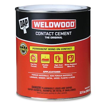 Open in modal - Weldwood Original Contact Cement - Front of 32 oz. Can
