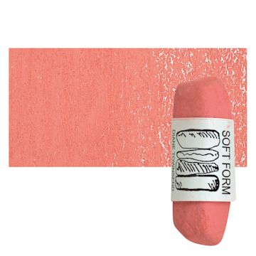 Open in modal - Townsend Artists' Soft Form Pastel - Cadmium Red Medium (Light) pastel and swatch