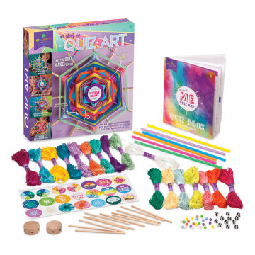 Craft-Tastic All About Me Quiz Art Kit (Kit contents shown with packaging)