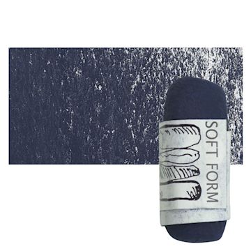 Open in modal - Townsend Artists' Soft Form Pastel - Midnight Blue (Light) pastel and swatch