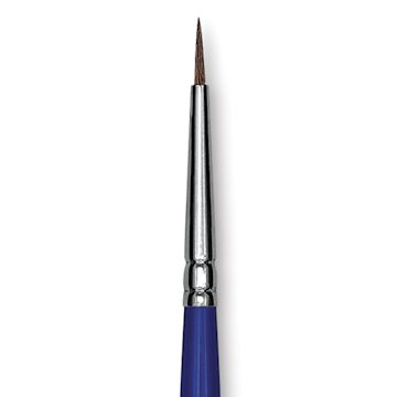 Open in modal - Blick Scholastic Ox Brush - Round, Short Handle, Size 0 close up
