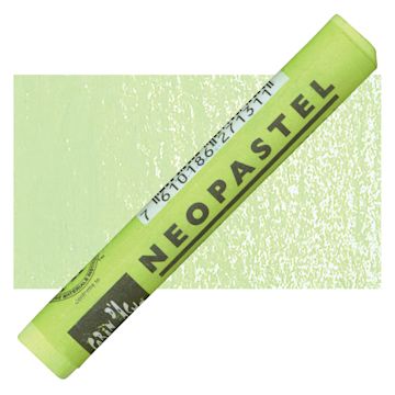 Open in modal - Caran d'Ache Neopastel - Lime Green pastel and swatch