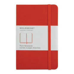 Moleskine Classic Hardcover Notebook - Scarlet Red, Blank, 5-1/2" x 3-1/2"