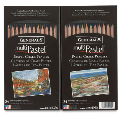 Pastel Chalk Pencil - Set of 24 (Outside of Packaging)