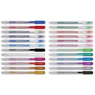 Sakura Gelly Roll Retractable Limited Edition Pens - Assorted Colors, Set of 24 with Pen Case
