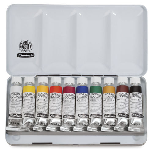 Box of 12 Tubes of Paint GOUACHE STUDIO 10 ml