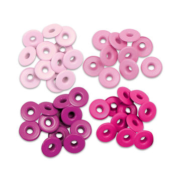 We R Memory Keepers Eyelets - Pink Assortment, Wide, Pkg of 60