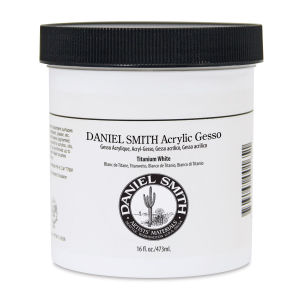 Daniel Smith Acrylic Gesso - Titanium White, 16 oz