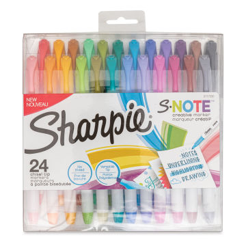 S-Note™ Chisel Tip Assorted Colors Creative Markers, 24 pk - Pay