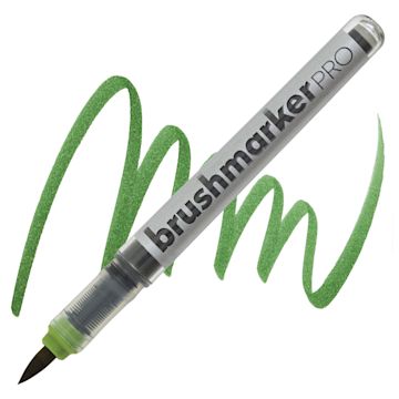 Open in modal - Karin Brushmarkers Pro Marker - Olive Green marker and swatch