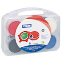 Milan Finger Paint Set - Set of 6, Basic Colors, 100 ml