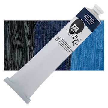 Open in modal - Bob Ross Oil Color - Prussian Blue, 6.8 oz tube and swatch