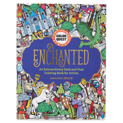 Color Quest Seek-and-Find Coloring Books - Enchanted (front cover)